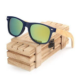 Bamboo Wooden Retro Polarized Sunglasses