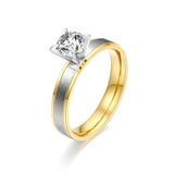 Women's Wedding | Engagement Shiny Zircon Ring
