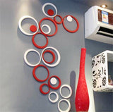 DIY 3D Circular Stickers Indoors Decoration | Wall Art | Home Decor - Kalsord