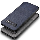 Textured Fabric Cloth Phone Case For Samsung Galaxy S10 S10e S10 Pluscases - Kalsord