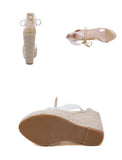 Transparent Lace-Up PVC Sandals | Women's Wedge - Kalsord