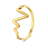 V Shaped Design Ring For Women Gold / Silver