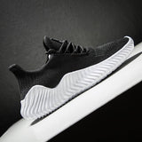 Men's Comfortable Light Lace-Up Casual Shoes | Sneakers- White, Gray, Black - Kalsord