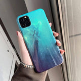 Blu-ray Abstract Starry Night Sky Glitter Phone Case For iPhone 11 Pro Max XR XS Max 7 8 Plus X