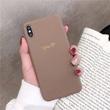 ME & YOU Soft Phone Case Cover For iPhone 6 6S 7 8 Plus XS Max XR Xcases - Kalsord