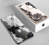 3D Lace Flower Silicone Phone Case For iPhone 7 6 6s Plus 5s 7 8 Plus X