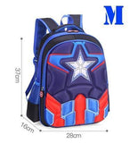 3D Cute Spiderman/Captain America Backpack/School Bag For Kids - Kalsord