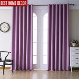 Beige, Light Purple, Light Blue, Green Modern Blackout Curtains for living room | Bedroom
