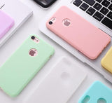 Soft Silicone Case For iPhone 6 S 6S 7 8 Plus 5 5S X 10 XR XS Max 6Plus 6SPlus 7Plus