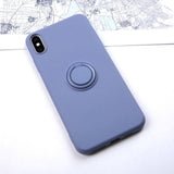 Soft Silicone Case W/ Ring Holder | Kickstand For iPhone 11 Pro iPhone 11 XS Max 6 Plus 7 Plus 8 Plus XR X 7 8 6 S 6S Pluscases - Kalsord