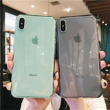 Colorful Transparent Phone Case For iPhone 11 Pro Max X XS XS Max 6 6S 7 8 Plus