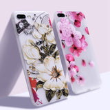 Silicone Flower | Floral Phone Case For iPhone 7 6 S 6S 8 Plus X 5 5S SE