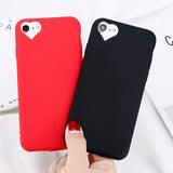 Candy Color Love | Heart Phone Case For iPhone 6 7 8 Plus X 8 7 6 6S 5 5s 5E