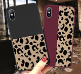 Fashion Leopard Print Phone Case Cover For iPhone XS Max XR X 8 7 6 6s plus 5 5s SE