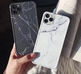 Shockproof Border Marble Pattern Phone Case/Cover For iPhone 11 Pro Max X XR Xs Max 7 8 Plus