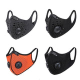 Outdoor activities/Sports/Cycling Activated Carbon PM2.5 Anti-Dust Face Mask W/ Filters