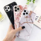 Soft Marble Stone Pattern Phone Case/Cover For iPhone 7 8 Plus 11 Pro Max X XR Xs Max 6 6s Plus