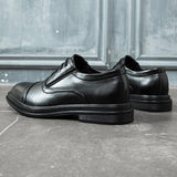 Men's Black Slip-On Dress Shoe - Kalsord