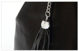 Women's Elegant Soft Genuine Leather Tassel Handbag | Tote Bag | Shoulder Bagbags - Kalsord