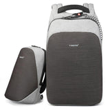 Men's Casual 15in Travel Laptop Backpack w/ USB Port