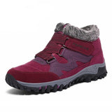 Men's High Quality Rubber Snow Boot- Wine Red, Blue, Grey, Black - Kalsord