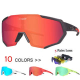 Modern Polarized 5 Lens Cycling Glasses | Goggles | Eyewear For Protection | Outdoor activities