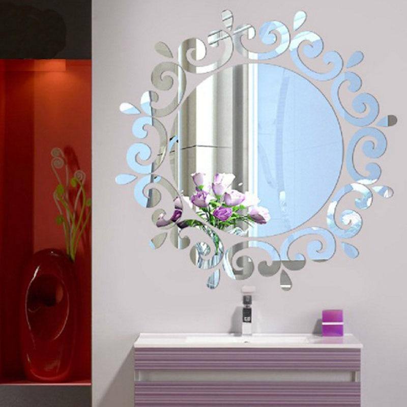 Acrylic Decal Art DIY Mirrored Wall Sticker Home Decoration - Kalsord