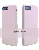 Shockproof Plain Colored Phone Case For iphone 6 6s 7 8 6 6S Plus 8cases - Kalsord