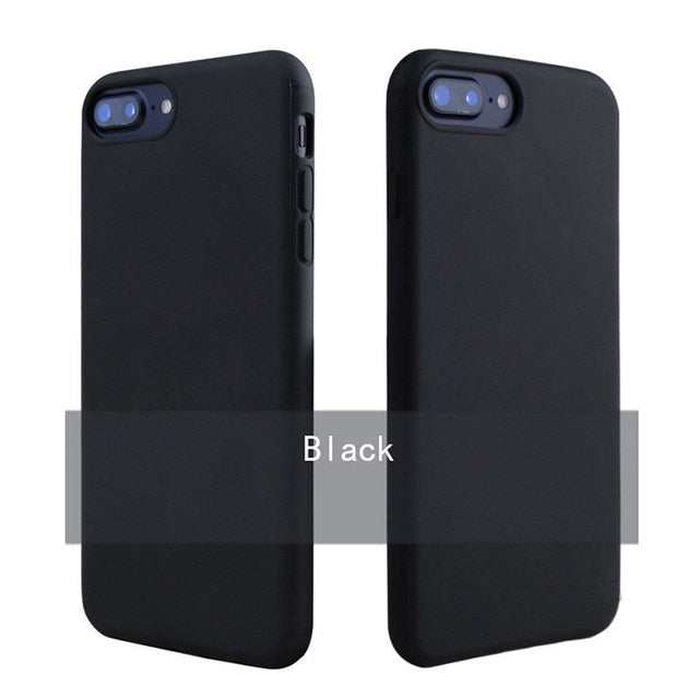 Shockproof Plain Colored Phone Case For iphone 6 6s 7 8 6 6S Plus 8cases - Kalsord