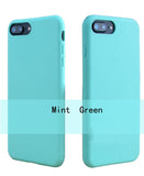 Shockproof Plain Colored Phone Case For iphone 6 6s 7 8 6 6S Plus 8cases - Kalsord