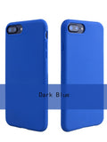 Shockproof Plain Colored Phone Case For iphone 6 6s 7 8 6 6S Plus 8cases - Kalsord