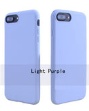 Shockproof Plain Colored Phone Case For iphone 6 6s 7 8 6 6S Plus 8cases - Kalsord
