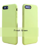 Shockproof Plain Colored Phone Case For iphone 6 6s 7 8 6 6S Plus 8cases - Kalsord