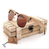 Polarized Wooden Retro Sunglasses w/ Gift Boxsunglasses - Kalsord
