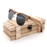 Polarized Wooden Retro Sunglasses w/ Gift Boxsunglasses - Kalsord
