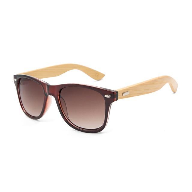Wooden Frame Retro Sunglassessunglasses - Kalsord