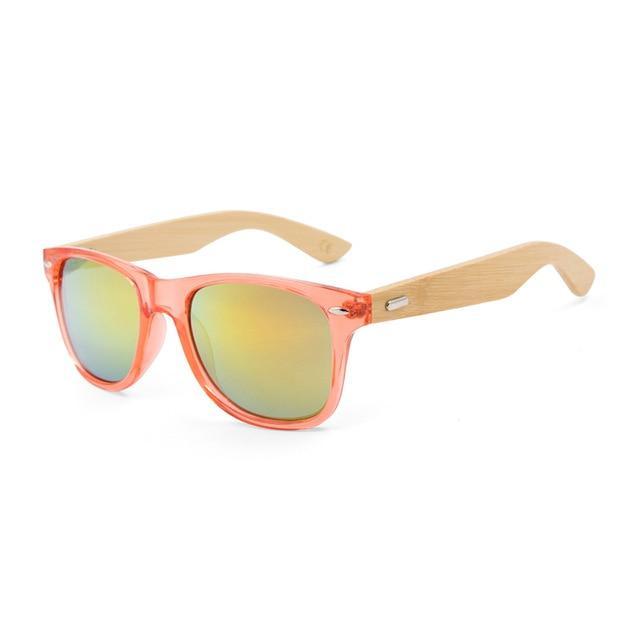 Wooden Frame Retro Sunglassessunglasses - Kalsord