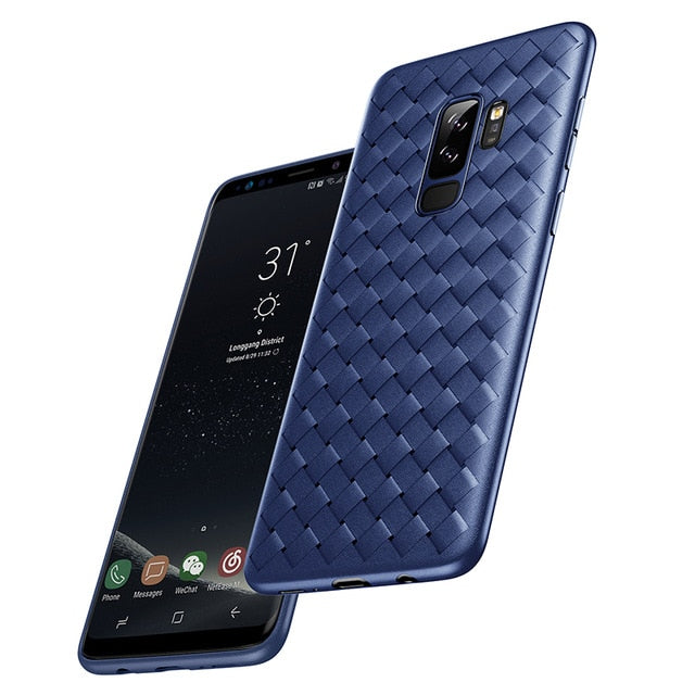 Grid Design Case For Samsung Galaxy S9 S9 Pluscases - Kalsord