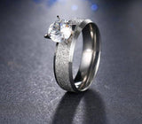 Sequin Glitter Custom/Personalized Zircon Ring For Women - Kalsord