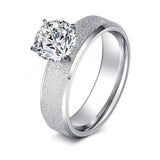 Sequin Glitter Custom/Personalized Zircon Ring For Women