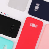 Simplistic Colorful Phone Case For Samsung S6 Edge S7 Edge S8 Plus S9 Plus s6 s7 s8 s9