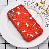 Elegant Cute Floral Back Cover Case For iPhone X 8 7 6 6S Pluscases - Kalsord