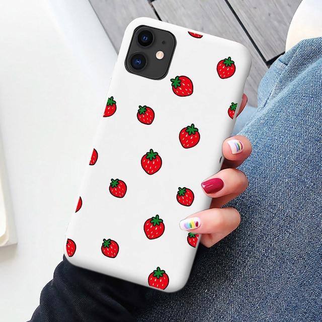 Cute Red White Summer Fruit Strawberry Phone Case/Cover iPhone
