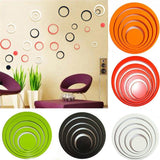 DIY 3D Circular Stickers Indoors Decoration | Wall Art | Home Decor - Kalsord