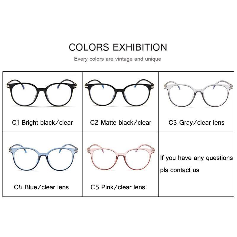 Simplistic Round Colored Frame Optical Glassessunglasses - Kalsord