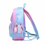 Gradient Pinkish Blue Backpack/Bag For School Children/Girls - Kalsord