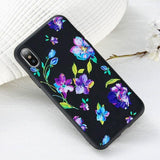 Floral Design Case For iPhone X 7 8 6 Plus 6 6s 5s 5 SECases - Kalsord