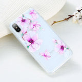 Floral Design Case For iPhone X 7 8 6 Plus 6 6s 5s 5 SECases - Kalsord
