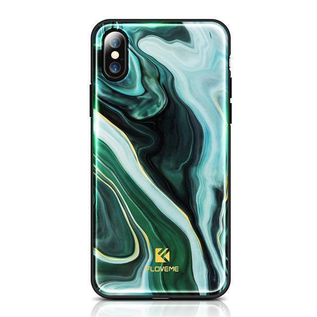 Agate Pattern Case For iPhone X 8 7 7 PlusCases - Kalsord