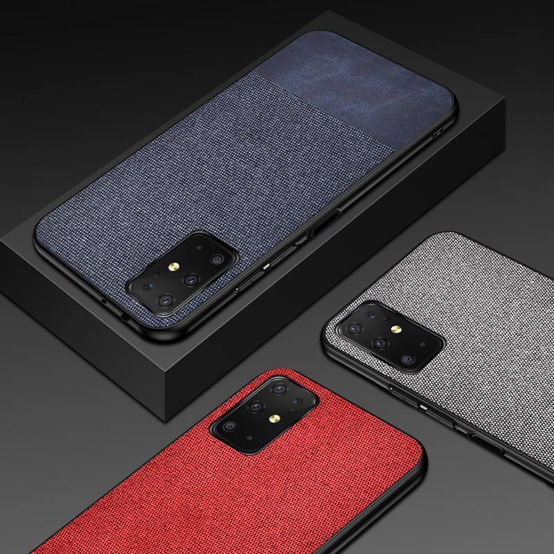 Red Cloth Fabric Phone Case For Samsung Galaxy S20 Ultra Plus S10e 5G Note 10 Lite A20 30 50S 90 A51 71 S7 Edge M30scases - Kalsord